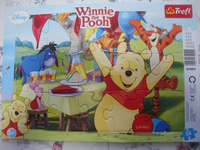 Puzzle medvídek Pú
