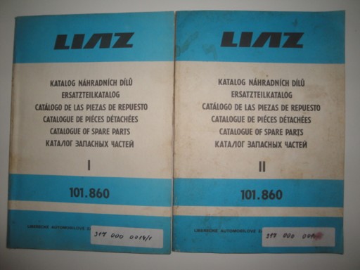 Katalog náhradních dílů Liaz 101.860