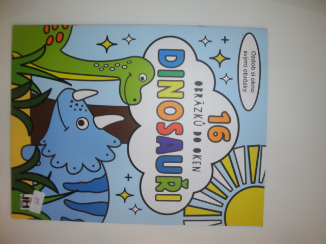 16 obrázků do oken-Dinosauři