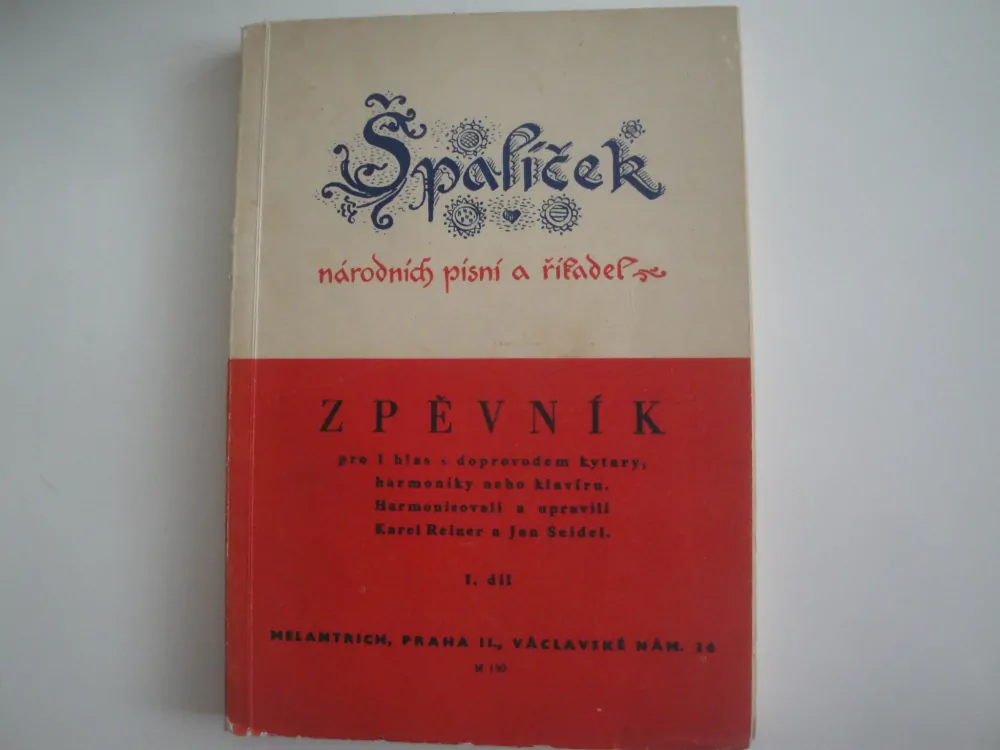 Zpěvník - Špalíček národních písní a říkadel