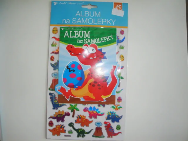 Album+samolepky dino