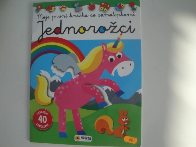 Moje první knížka se samolepkami-jednorožci