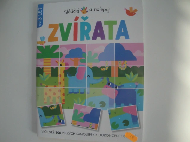 Zvířata-100+-najdi a nalep chybějící obrázky