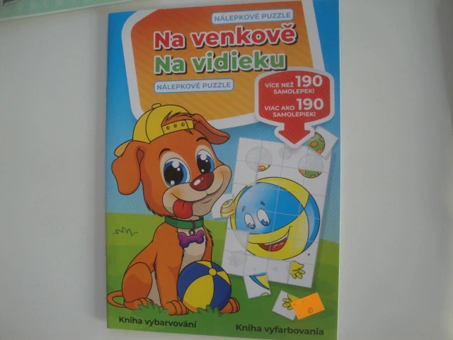 Na venkově-nálepkové puzzle