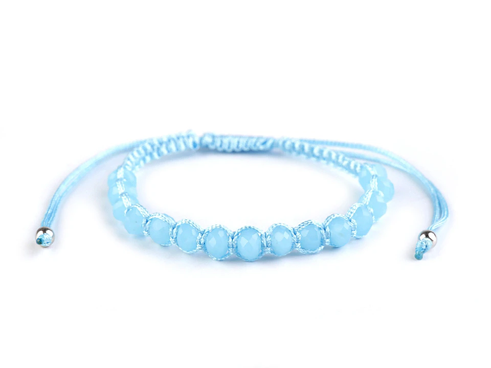 Náramek Shamballa s korálky