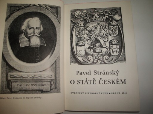 O státě českém-Pavel Stránský
