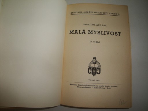 Malá myslivost-Prof.Ing.Ant.Dyk 