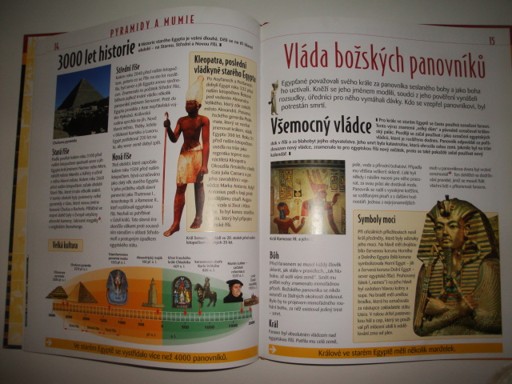 Pyramidy a mumie-atlas pro mládež 