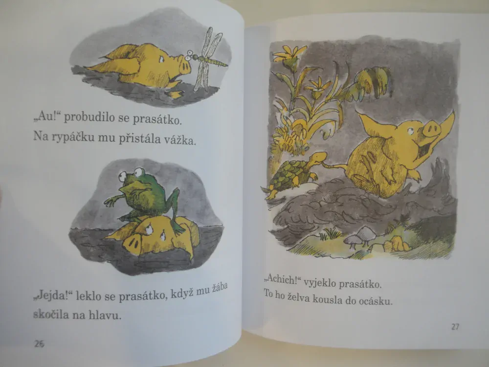 Prasátko na útěku-první čtení 