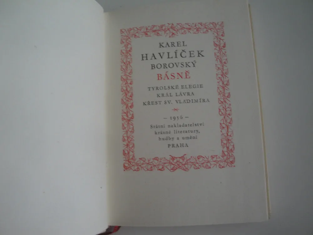 Básně-K.H.Borovský 