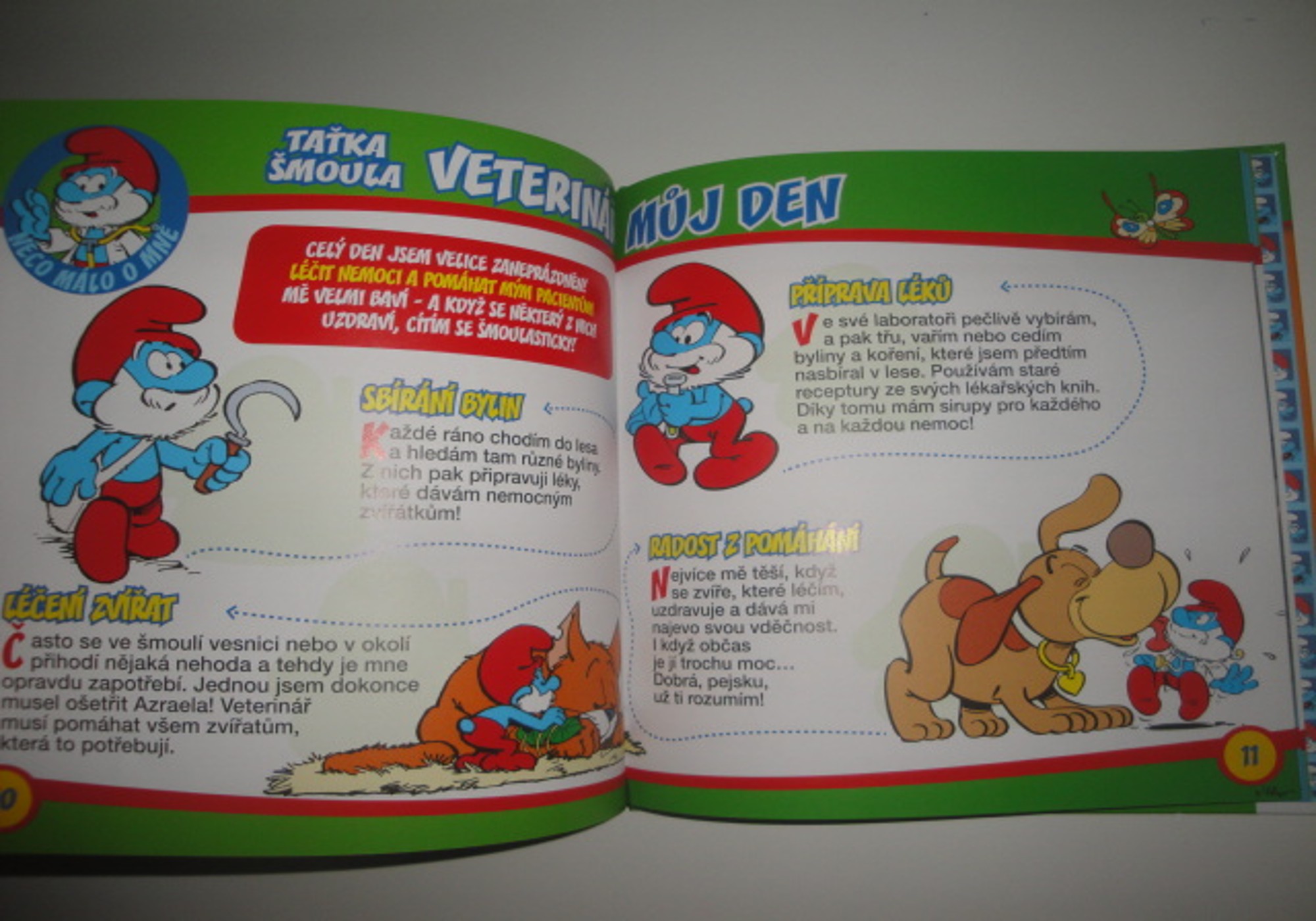 Taťka šmoula veterinář 