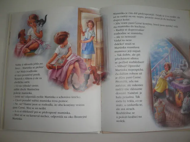 Martinka se chystá na karneval