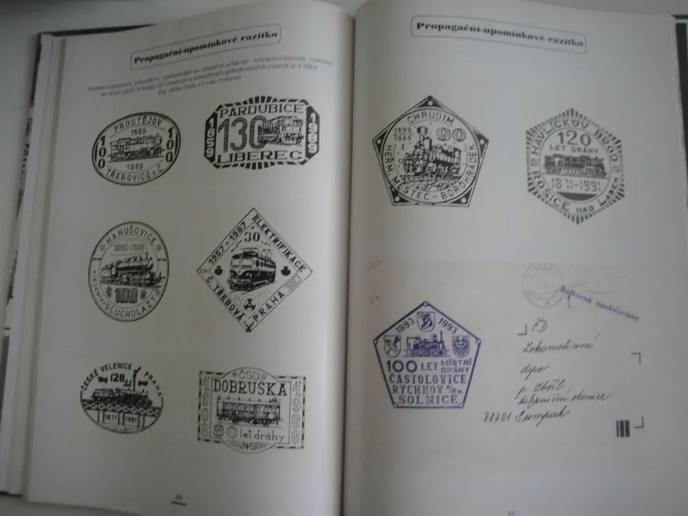 Lokomotivy na známkách - Jaroslav Rubišar