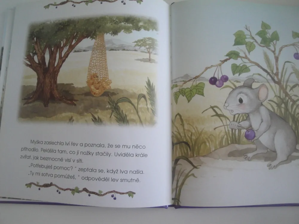 O lvu a myšce-přiběh o pomoci druhým