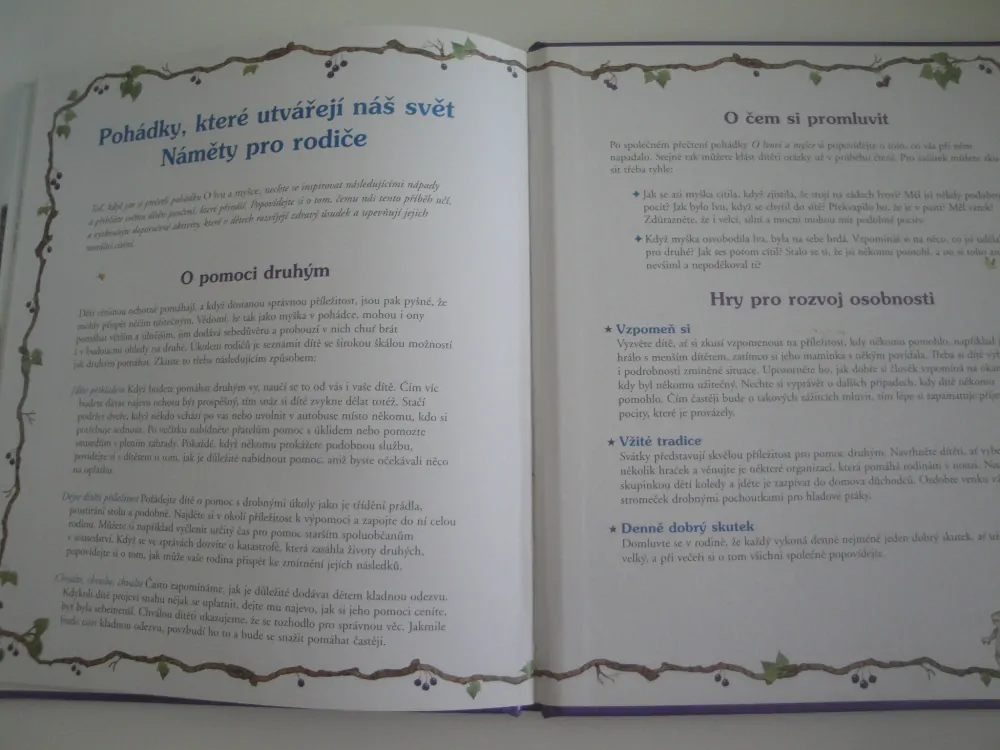 O lvu a myšce-přiběh o pomoci druhým