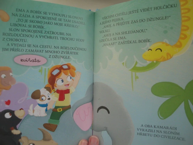Dobrodružná cesta -Ema a pejsek Bobík v džungli