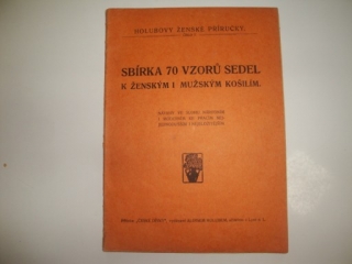 Sbírka 70 vzorů sedel k ženským i mužským košilím  