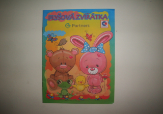 Plyšová zvířátka-omalovánka 